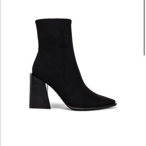 Jeffrey Campbell LA Siren Bootie in Black Neoprene